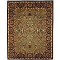 Handmade Heritage Traditional Blue/ Red Wool Rug (9'6 x 13'6)