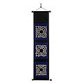 Cotton 'Blue Worldly Keepsakes' Letter Holder (Thailand)