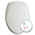 Brondell Breeza Warm Deodorizing White Seat