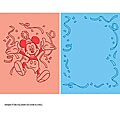 Cuttlebug 'Mickey Celebrates' A2 Embossing Cartridge Set