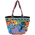 Canvas Boat Canine Clan Tote Bag