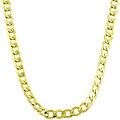 14k Yellow Gold 20-inch Curb Chain (3.5 mm)