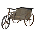 Authority on Distressed iron Tricycle Planter