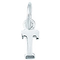 Sterling Silver 'T' Charm