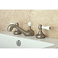 Satin Nickel Widespread Bathroom Faucet
