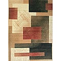 Alexa Omega Collection Geometric Berber Beige Rug (5'3 x 7'6)