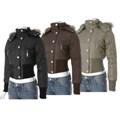 Ci Sono by Adi Quilted Embellished Hood Jacket