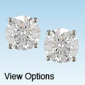 14k Gold 1 1/2ct TDW Round Premier Diamond Stud Earrings (G-H, SI2)