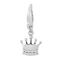 Sterling Silver Small King Crown Charm