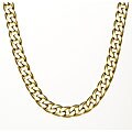 14k Gold Overlay 42-inch Cuban Necklace