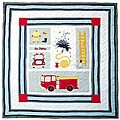 Discover information here about Hand Truck 'Fire Truck' Queen-size Quilt
