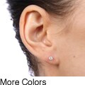 14k Gold 1/4ct TDW Round Traditional Diamond Stud Earrings (H-I, I1-I2)