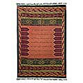 Indo 'Crisp Coral' Wool Rug (4' x 6')