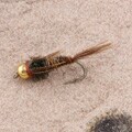 Gold Bead Pheasant Tail Fishing Fly (Set of 12)