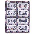 Blue Teddy Bear Throw