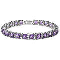 Sterling Silver Amethyst Bracelet