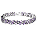 Sterling Silver Amethyst Bracelet