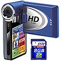 SVP T400 Blue 1280x720p HD Camcorder with 8GB Card