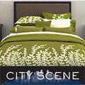 Best resources on City surfshop Wooden City Scene Branches Grass Green 3-piece Duvet Cover Set