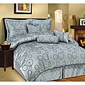 Monterey 7-piece Grey Comforter Set