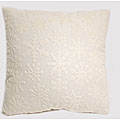 White Snowstorm 24-inch Floor Pillow