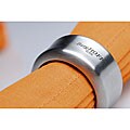 6-piece Stainless Steel Napkin Ring Set