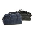 Piel Leather 18 Inch Denim Carry On Duffel Bag