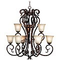 Galicia 9-light Oil-rubbed Bronze Chandelier