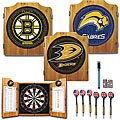 NHL-licensed Hockey Team Dart Cabinet Set