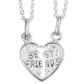 Sterling Silver Best Friends Necklace