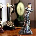 Free connected hints for Pose Mannequins 'Flirtatious Pose' Wood Batik Sculpture (Indonesia)