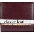 We R Classic 12x12 Burgundy Leather Postbound Album