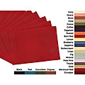 Solid Hemmed Woven Cotton Placemats (Set of 12)