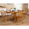 Farmhouse 5-piece Oak Dining Set