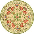 Essential tips on Burgundy Traditional carpet Hand-hooked Traditional Wool Bedford Rug (3' Round)