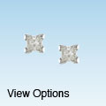 14k Gold 1/10ct TDW Princess-cut Value Diamond Studs (J-K, I2-I3)