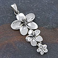 Sterling Silver 'Flowers' Pendant (Thailand)