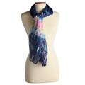 Mystic Clothing Pastel Colored Chiffon Neck Scarf/ Shawl Wrap