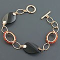 18k Pink Goldplated Silver Bracelet (China)