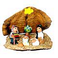 Handmade Seed Husk Nativity (Bolivia)