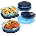 Superseal 10-piece Cobalt Blue Food Saver Set