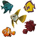 Essential problem solver for Fish surfboard Santa Cruz Outer Edges 'Tropical Fish' Wall Art