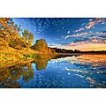 Nathan Lovas 'Back Bay Sunset' Canvas Art