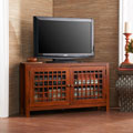 Henderson Walnut Corner Media Stand