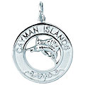 Sterling Silver Cayman Islands Disc Charm