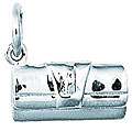 Sterling Silver Clutch Purse Charm