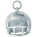Sterling Silver Large Football Helmet Charm