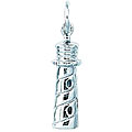 Sterling Silver Light House Charm