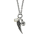 Charming Life Sterling Silver 'Angels Among Us' Charm Necklace
