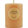 Essential Blend Calry Sage and Nectarine Pillar Candle